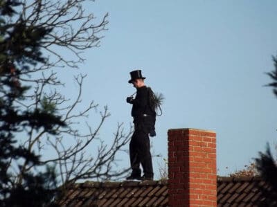 Chimney sweep and repairs