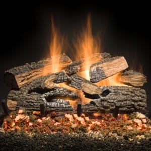 Golden Blount Bonfire Charred gas logs