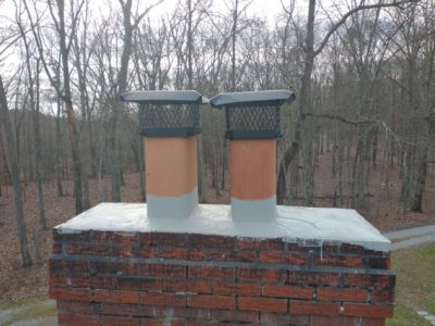 chimney leaks in heavy rain